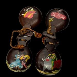 Vintage 60’s Spanish Hand Painted Castanets